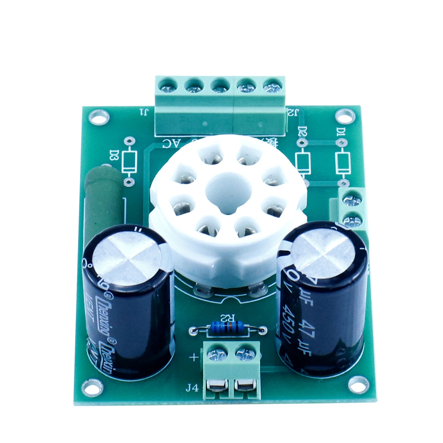 GHXAMP Electronic Tube Rectifier Board for 5Z3P 5Z3PA 5Z2P 5Z4P 5R4G Large Eight Pin Rectifier Tube filament 5V