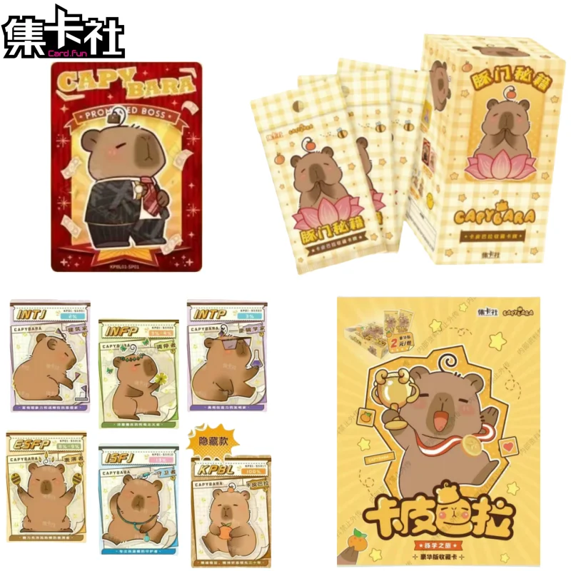 Kapibala الرسمية حقيقية دولفين الباب السري النصي أنيمي لطيف دولفين جمع بطاقة سلسلة