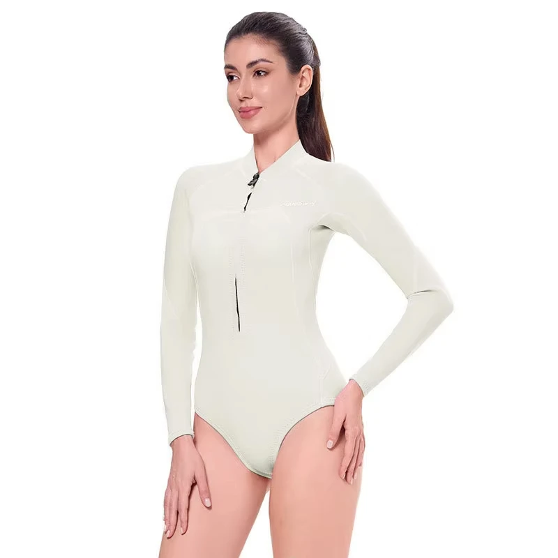 المرأة 2 مللي متر النيوبرين بيكيني تصفح ملابس السباحة بذلة الغوص تخزين النساء بدلة غطس الشمس واقية تصفح الغوص ملابس السباحة