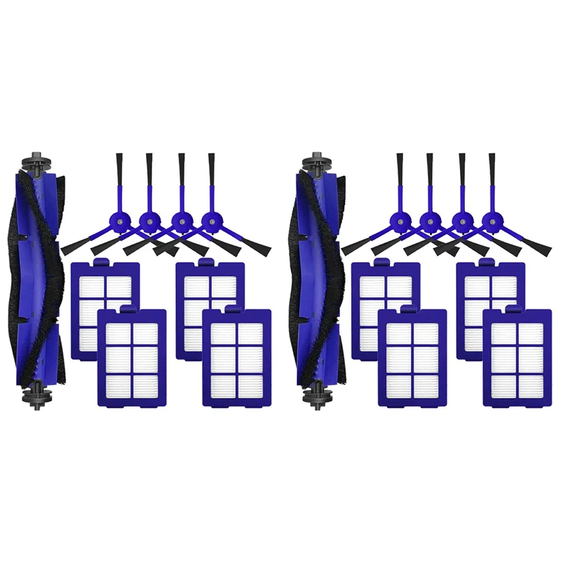 

B59B-2Set для Anker Eufy Robovac X8, гибридный робот-пылесос, запасные части, основная боковая щетка, фильтр Hepa