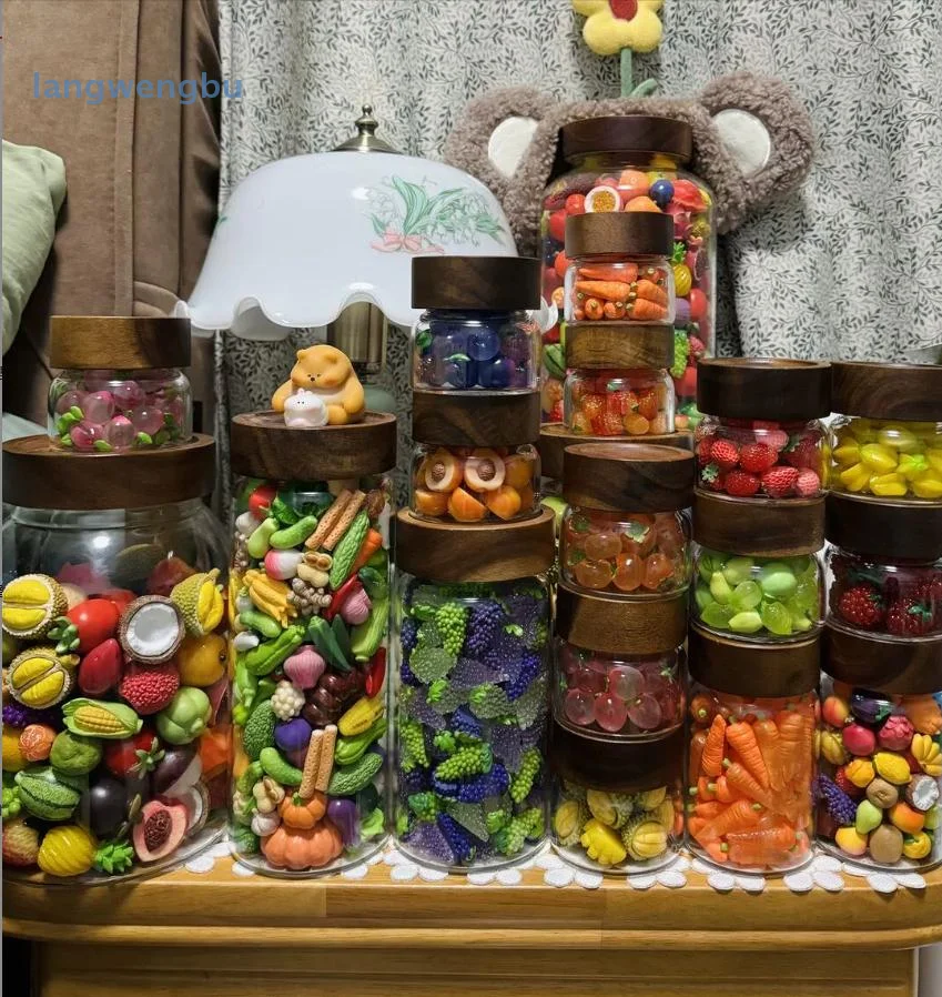 

Bottles for Storing Condiments, Coffee Beans with Sealing Lid; Glass Jars with Airtight Lids