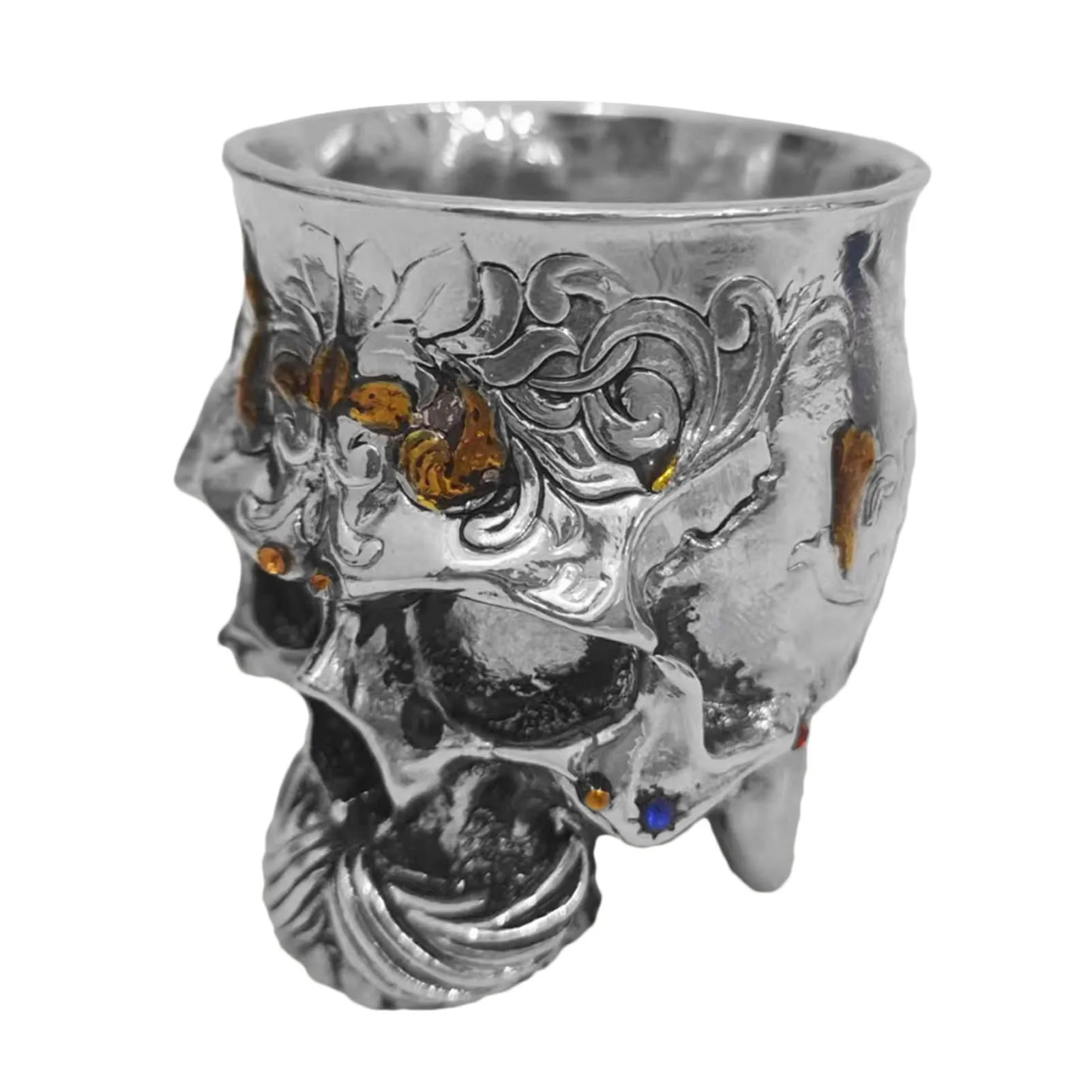 

Skull Mug Gothic Gothic Engraved Drink Cup Tankard Wine Cups Beer Mug For Halloween Parties Novelty Bar Drinkware Decoration