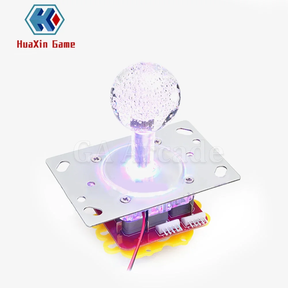 12V LED Illuminated Arcade Joystick 4/8 way Switchable for USB Joystick Controller, Arcade Machine PC game, Raspberry Pi