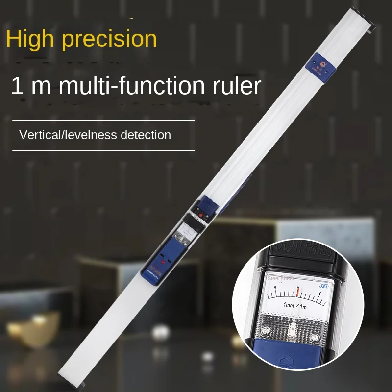 1-meter ruler leveling 1-meter pointer level verticality measuring instrument High-precision door and window measuring ruler