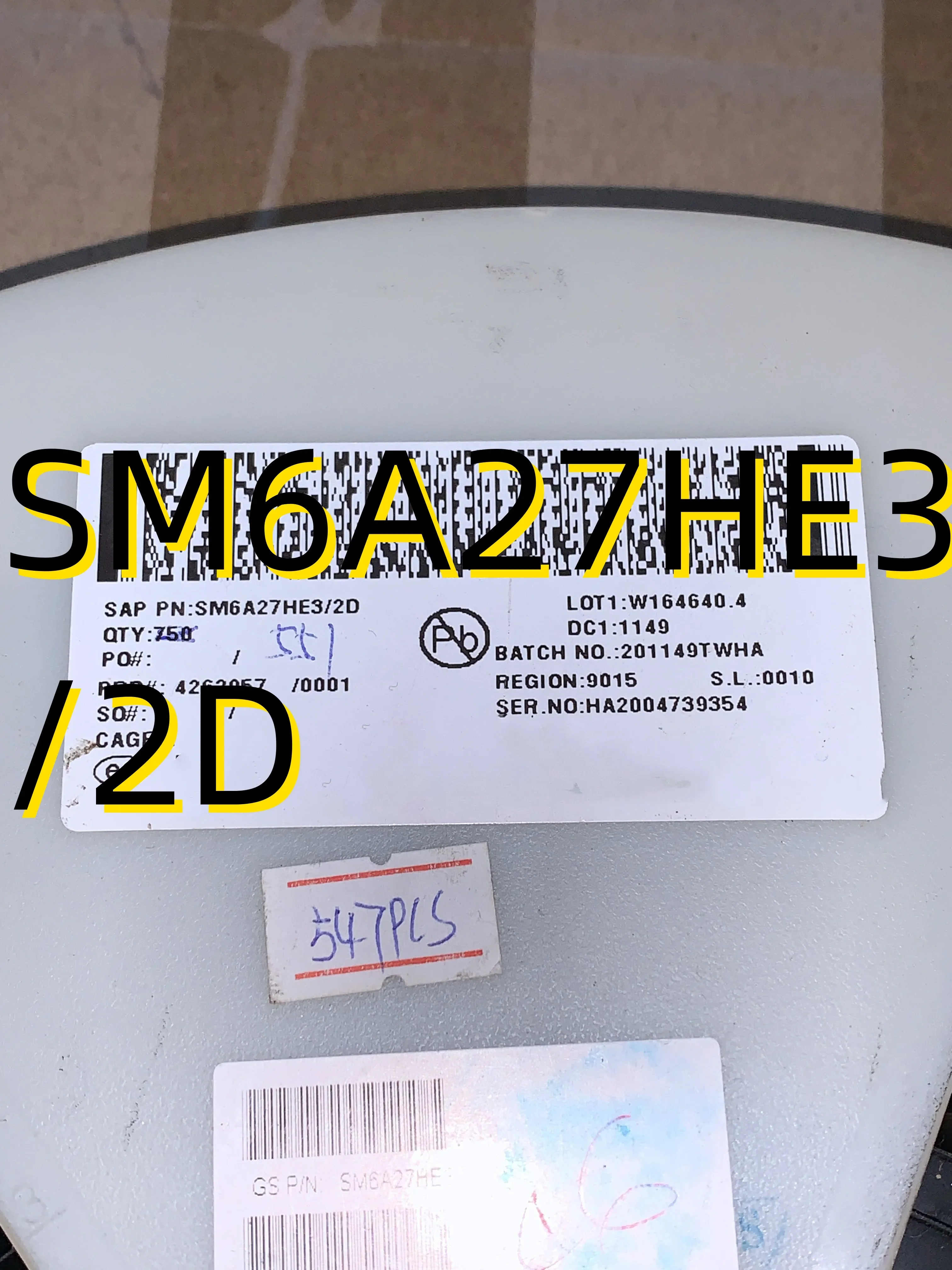

10шт SM6A27HE3/2D