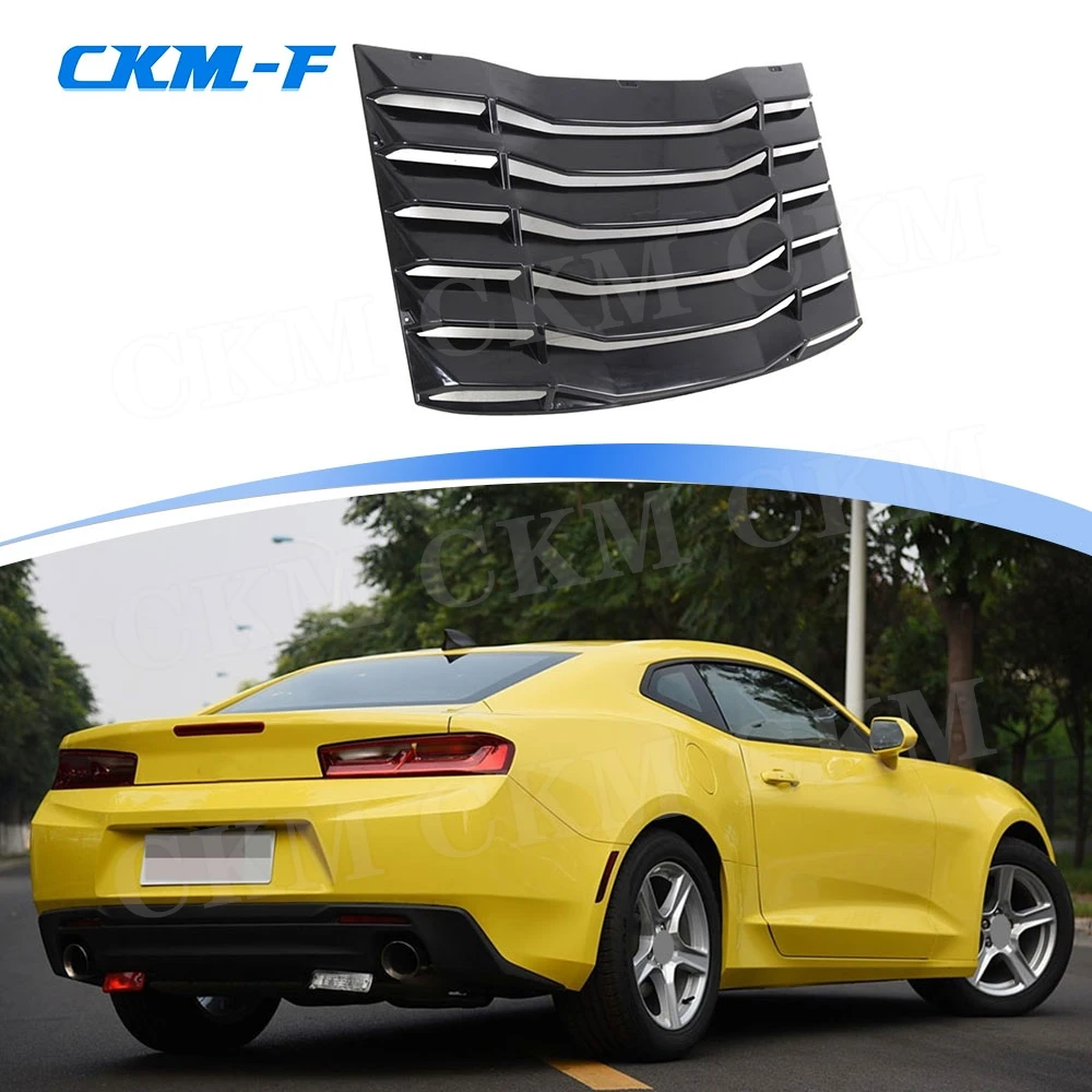 

Для Chevrolet Camaro 2016-2019 ABS заднее окно автомобиля декоративная жалюзи воздуховыпускной диффузор затвор гриль крышка автомобильные аксессуары
