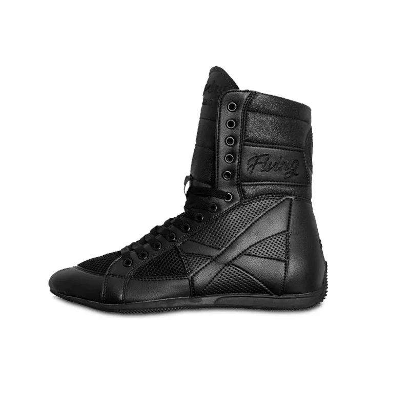 Professional Men Wrestling Boots Competition Sport Boxing Shoes for Mens Black White Fighting Shoes Man Designer Training Shoes