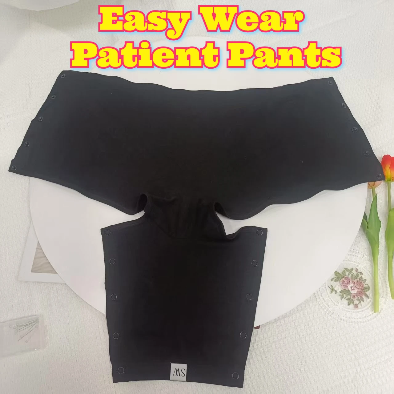 ‌ سهلة ارتداء السراويل المريض بعد الجراحة الانتعاش الثلاثي سراويل داخلية للرجال سلس البول الملابس الداخلية طريح الفراش المسنين الكبار الراحة