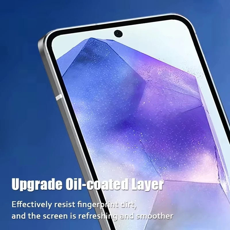 

1-5Pcs For Samsung Galaxy A57 A37 Oleophobic Coating Screen Protector S26 S25 Ultra S24 FE A56 A36 A55 A07 A17 A26 A35 A54 Glass