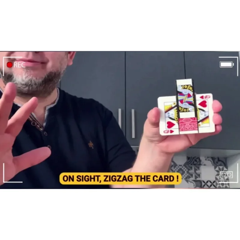 

TRISECTION (трюк) от Mickael Chatelain Card Magic and Trick Decks Крупный план исполнитель Магические трюки Волшебные иллюзии Забавные