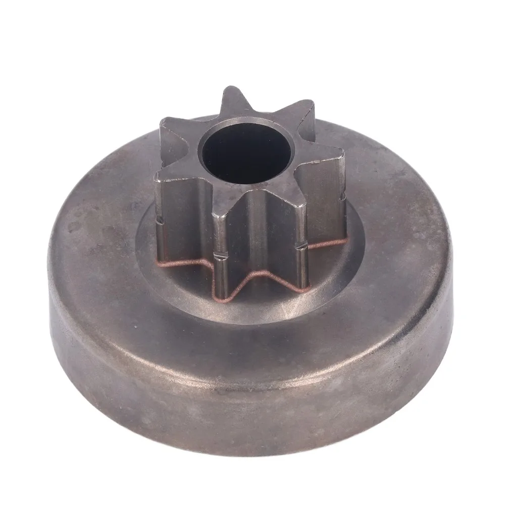 Durable 7 Teeth Clutch Drum Sprocket Silver Iron Chain Sprocket Compact Round Bearing Needle Washer Kit for STIHL 038 MS380