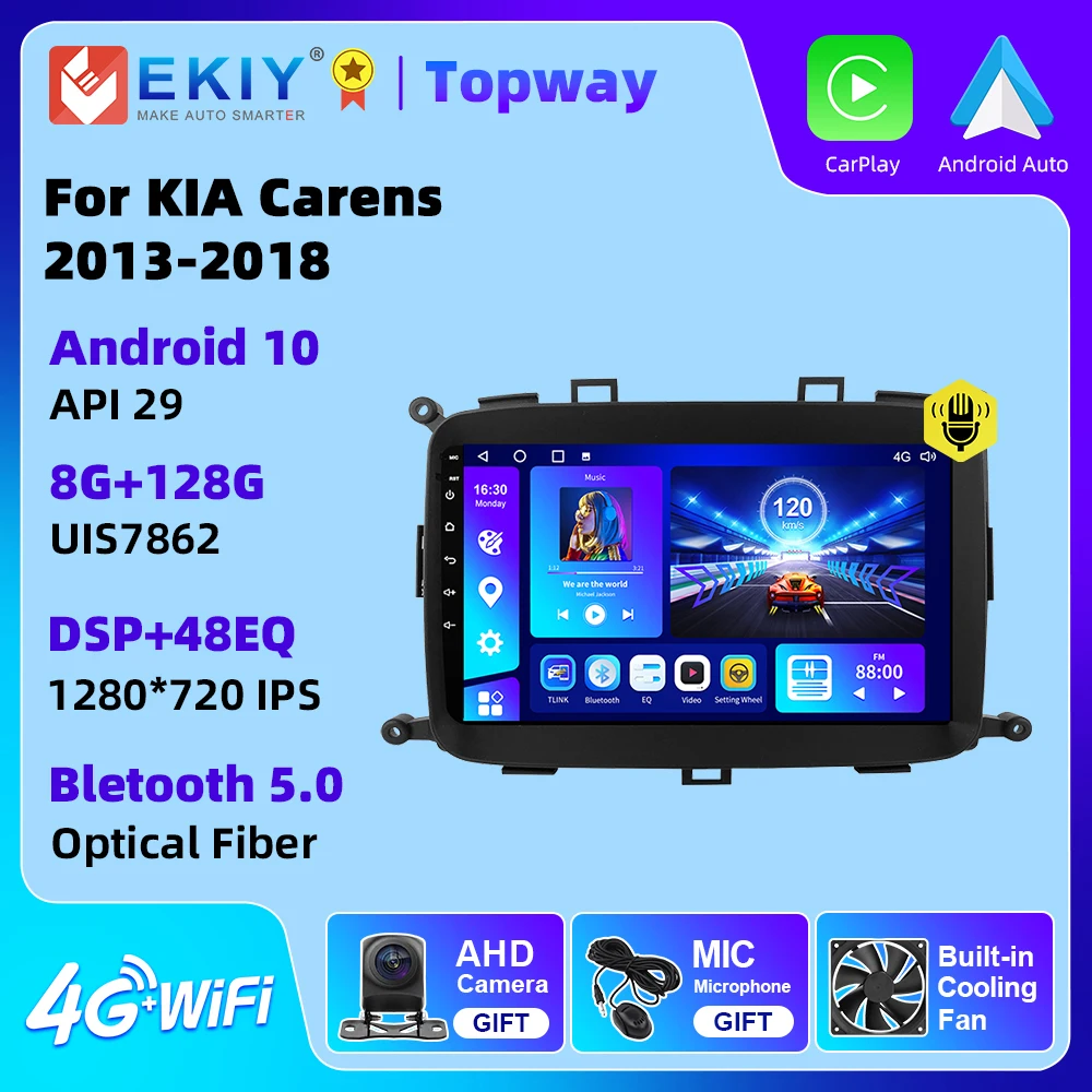 

EKIY Android Autoradio For KIA Carens 2013-2018 Car Radio Stereo Multimedia Player Autoradio Navigation GPS Audio No 2 din