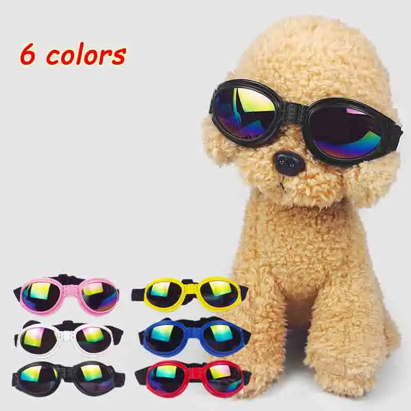 6 Colors Fold Pet Dogs Glasses Prevent UV Pet Glasses for Cats Dogs Fashion Sunglasses Dogs Goggles Photo Prop Pet Accessories