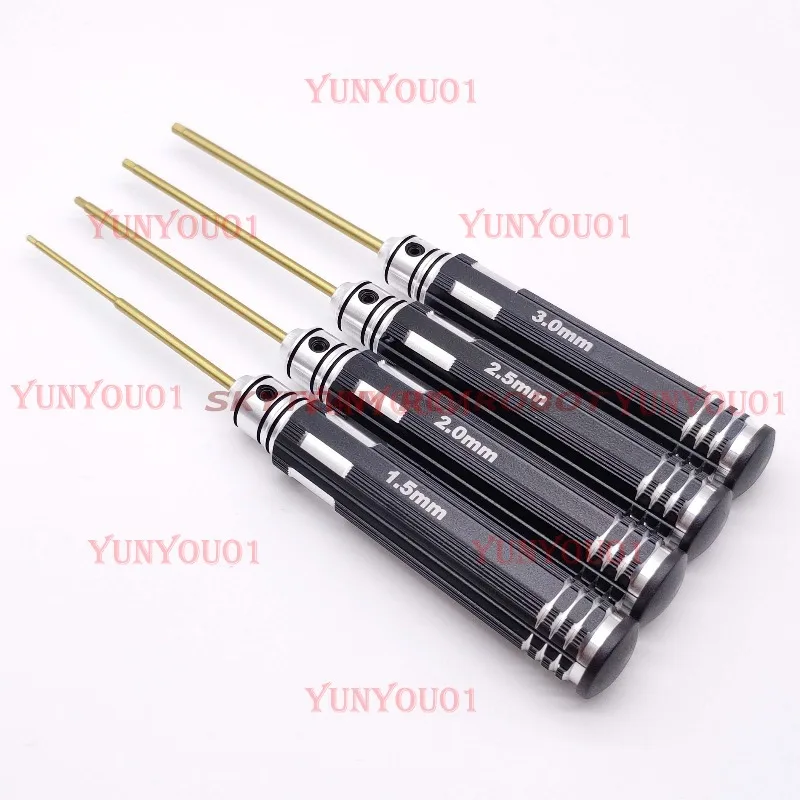 Model tool/Hexagon screwdriver/Imported titanium-plated H1.5/2.0/2.5/3 .0MM set/EDS