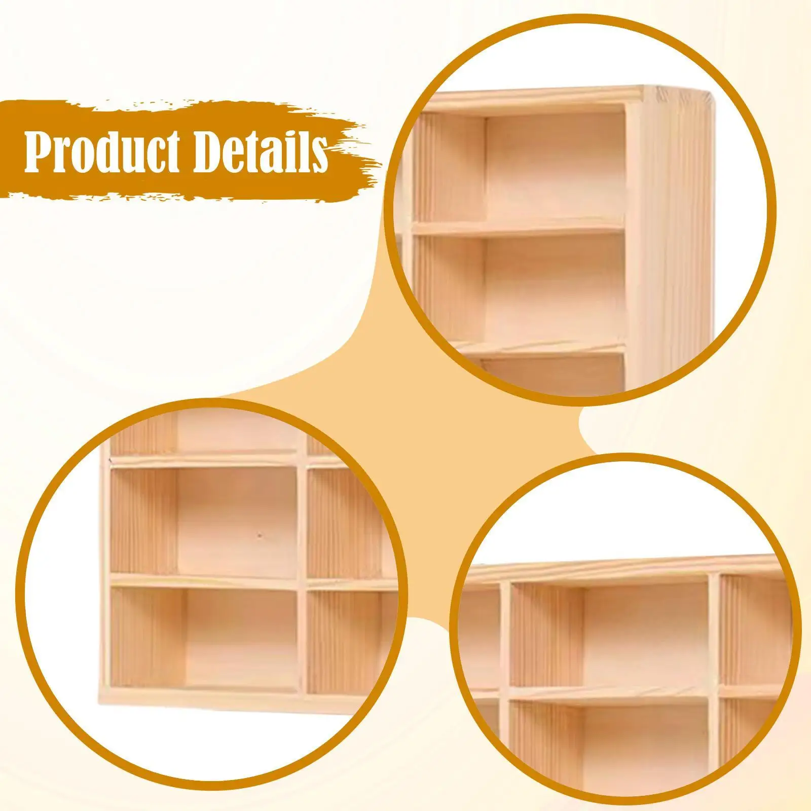 Wooden Toy Car Display Shelf Storage Rack Multiuse Party Gift Holder Organizer Case for Business Birthday Store Model Cars
