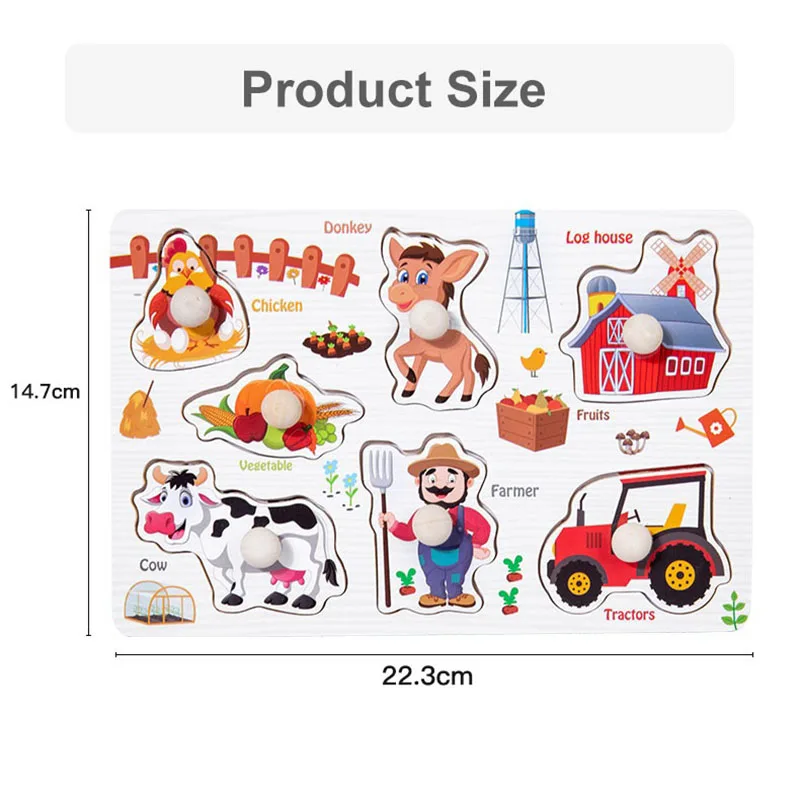 Рисунок 6 - Детские деревянные головоломки Монтессори