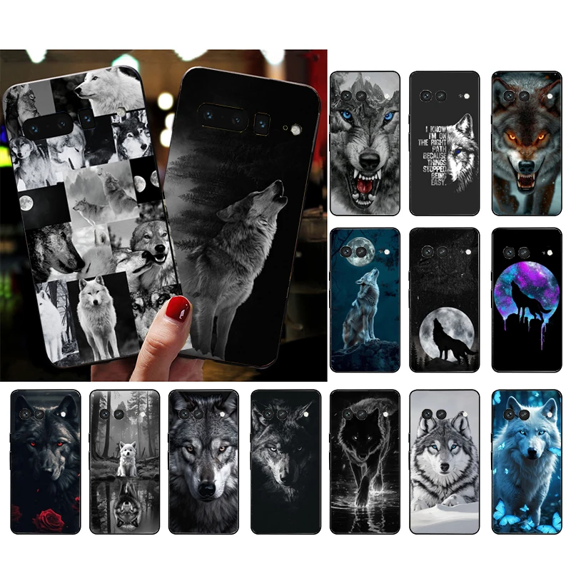 

Phone Case For Google Pixel 10 9 Pro XL 9A 8 7 6 Pro Pixel 8A 7A 6A Pixel 8 7 6 5 Animal Wolf