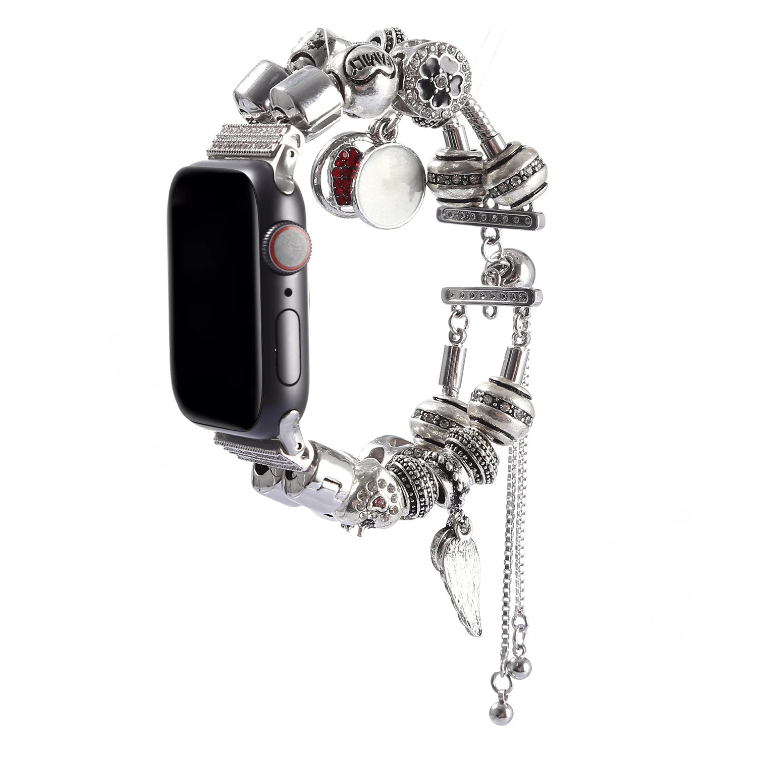 DIY bracelet for Apple Watch model 44/45/41/40/49/42/ /38mm strap, personality fashion for iwatch series 987654321