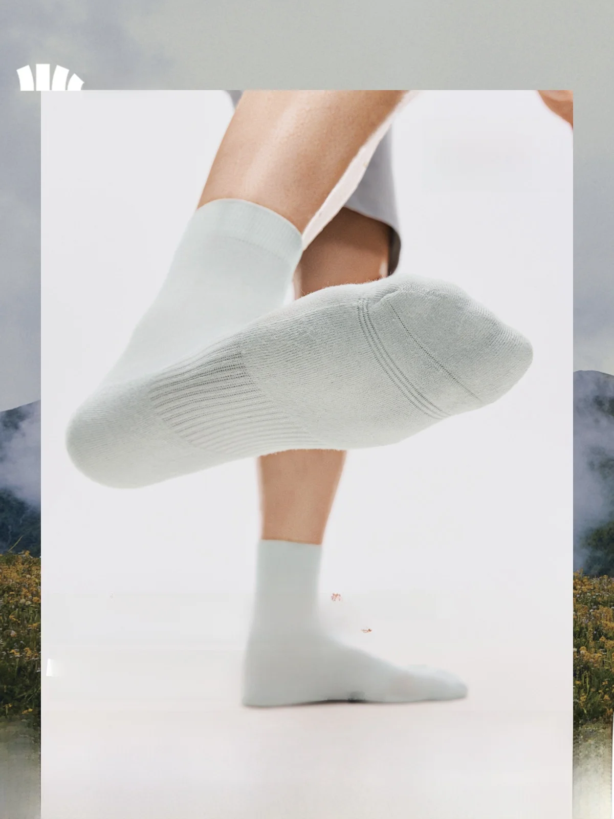 

Bananain Men's Cotton Mid-Calf Breathable Sweat Absorbing Thin Casual Sports Socks Pure Color Short Socks for Autumn