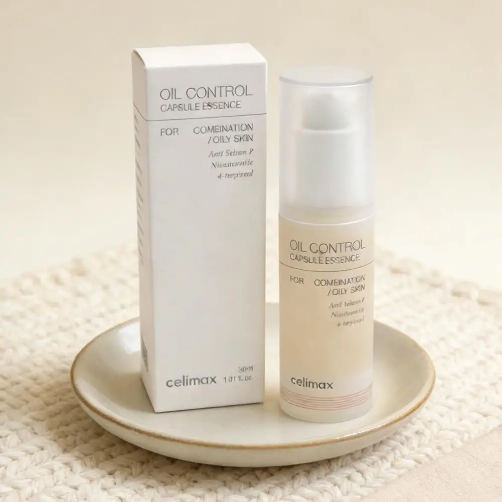 

Сыворотка-капсулы Celimax Anti Sebum P для глубокого контроля жирности с никотинамидом: улучшает состояние пор, осветляет, обеспечивает длительное освежение кожи