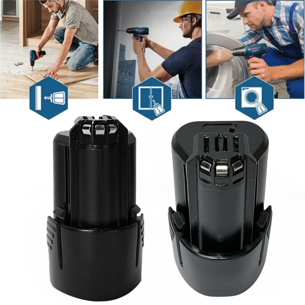 3.0Ah Rechargeable Battery for Bosch 10.8V Tool Battery Compatible with Bosch BAT411 BAT412A BAT413A Power Tools