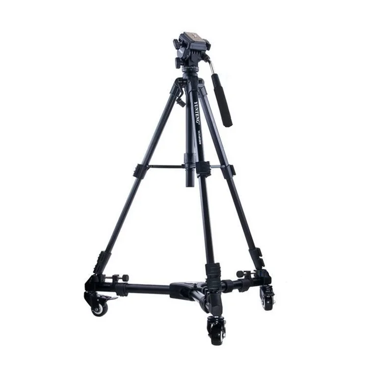 Selling YT 900 Tripod base Camera Accessories 3 wheel Pulley support stand photography Fold Wheel Heavy Slider Pathway tripod