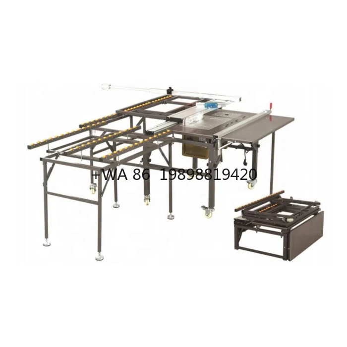 Woodworking Electric Sliding Table Circular Saw Wood Cutting Machine for Wooden Board Panel Multi-functional Portable Foldable