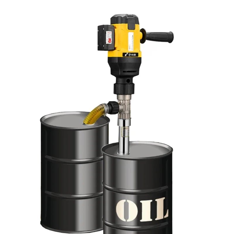

Portable high-power electric oil pumping pump diesel oil pumping unit 220V barrel oil pump pumping unit