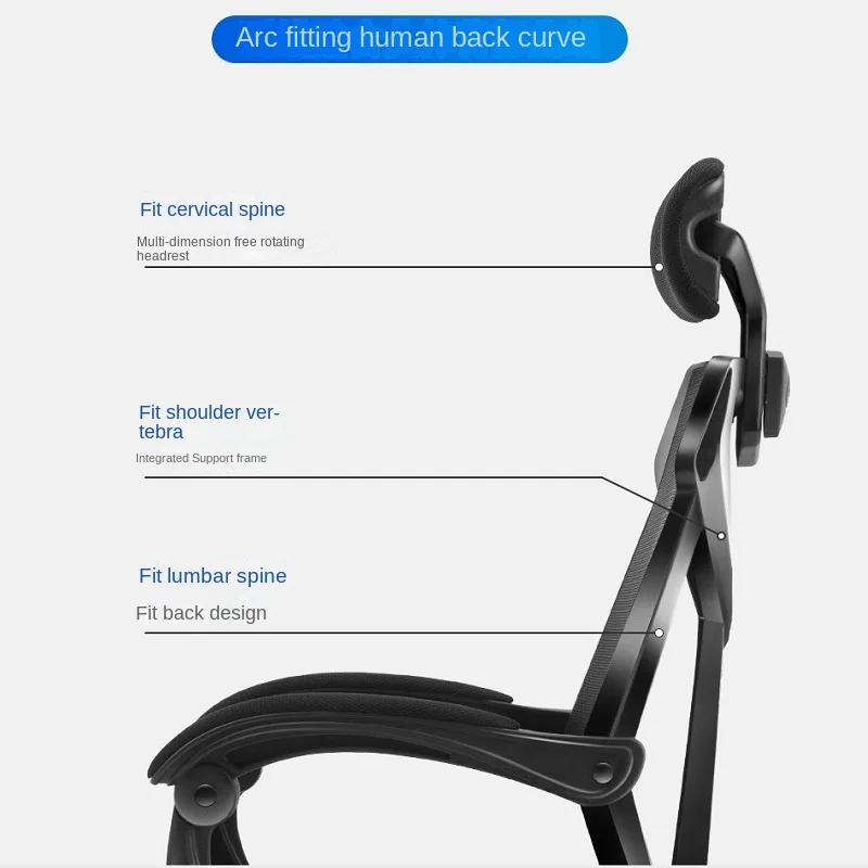 WCG High-quality Gaming Chair Office Computer Mesh Office Staff Dormitory Breathable Reclining Leather Internet LOL Cafe Racing