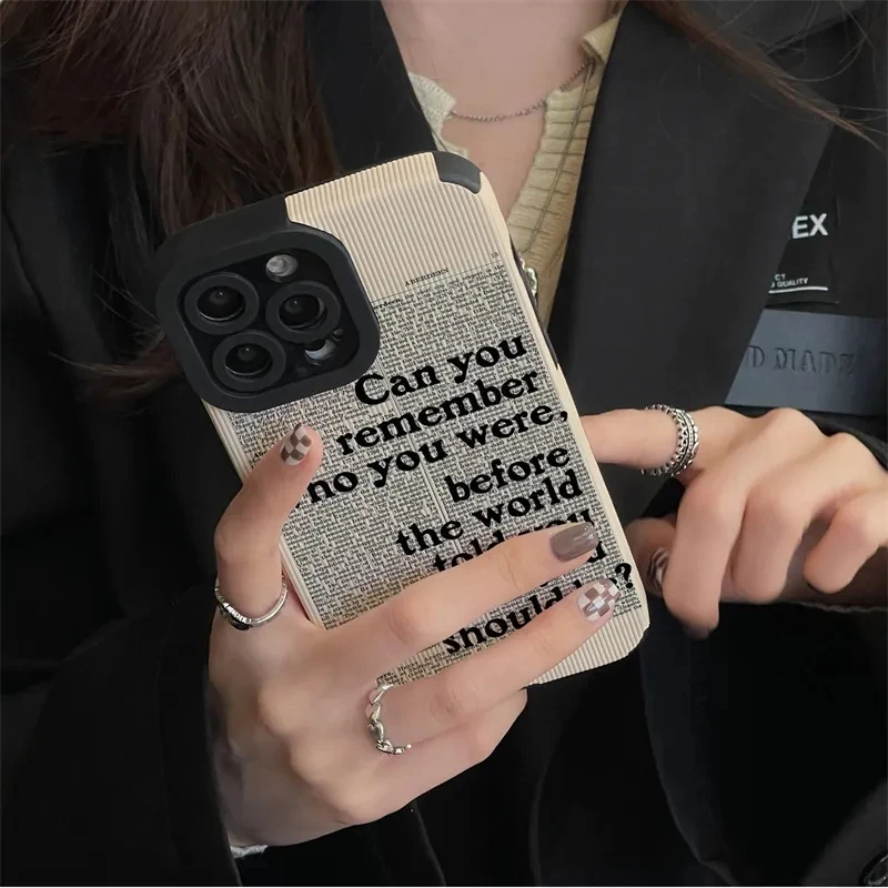 Fashion Black Letter Silicone Phone Case For Samsung Galaxy A52 A50 A51 A31 A32 A33 A21S A53 A54 A71 A72 A73 A12 A13 A14 A34 5G
