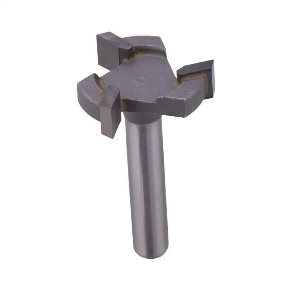 

3-Flute T-Slot Router Bit, Carbide Tipped Woodworking Milling Cutter for Grooving in Wood, Plywood and MDF Board