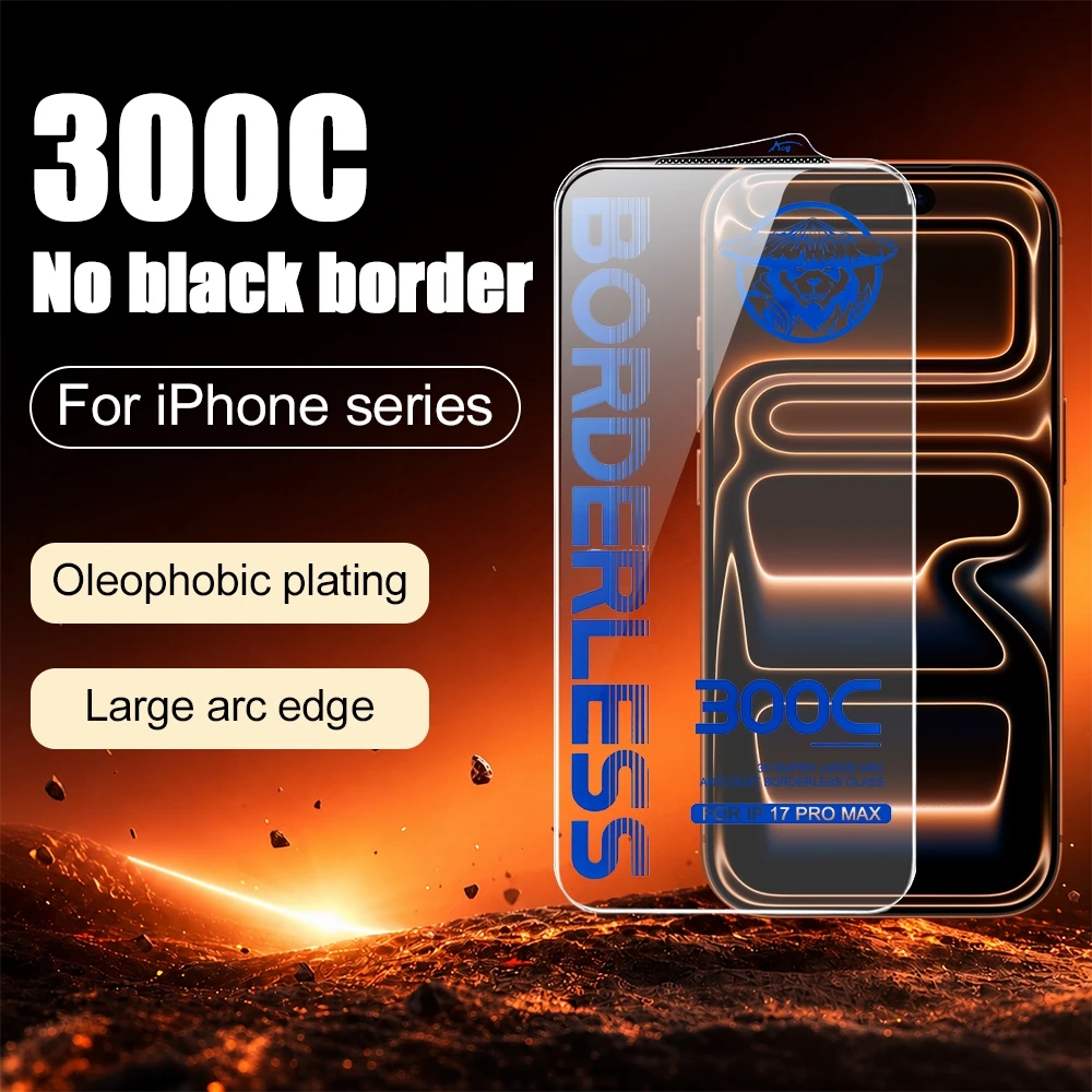 1-5 Stück Ultra-Klare Hartglas-Schutzfolie für iPhone 18 17 16 13 11 12 15 14 Pro Max Plus Air Oleophobe Beschichtung Displayschutz
