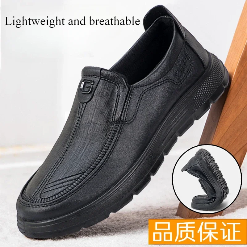 Men Casual Shoes Breathable Loafers Sneakers2023 New Fashion Comfortable Flat HandmadeRetro Leisure Loafers Shoes Men Shoes