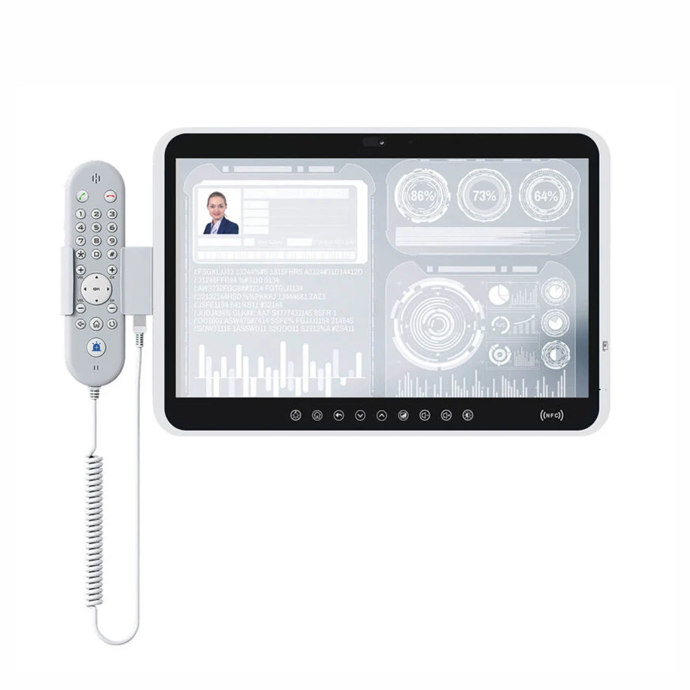 21.5 Inch Waterproof Android 13 Tablet Medical Antimicrobial Features Reading Light Certifications IEC60601-1/EN60601-1 Wi-Fi