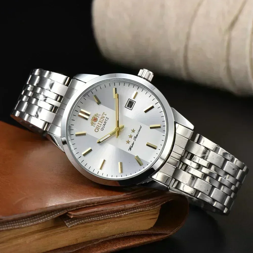 المشرق مزدوجة الأسود العلامة التجارية الأعلى اليابان ساعة حركة كوارتز مقاوم للماء ساعة مشهورة ساعات رجالي كول Relogio Masculino