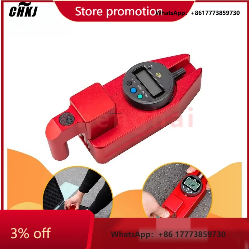 

CHKJ-2025NEWDigital Road Marking Line Thickness Gauge Thickness Measuring Instrument for Road Marking