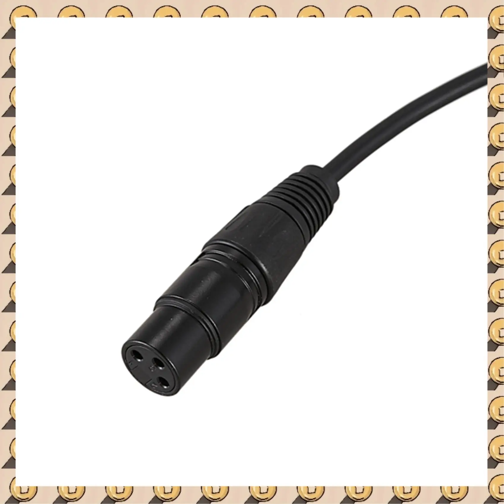A003 Cable XLR macho a hembra de ángulo recto 3X, cable de micrófono, cable de señal DMX para equilibrio/mezclador/amplificador