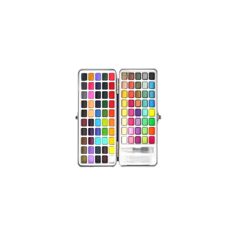 90 Color Solid Watercolor Set 6