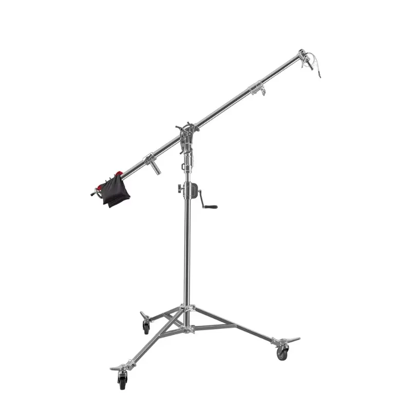 Professional Live Streaming Multipurpose Tripod Flash Light Stand Foldable Light  Shooting Camera Tripod Oblique Arms