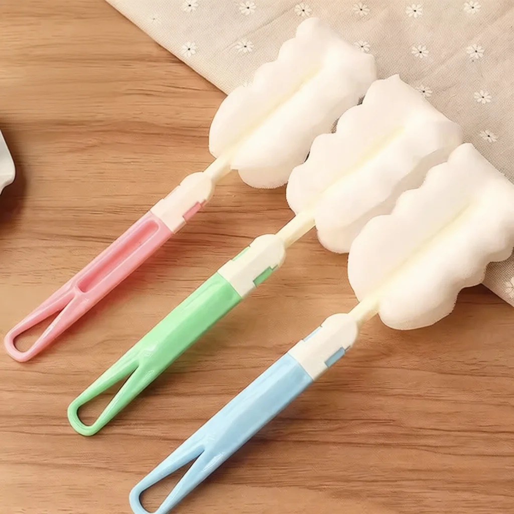 Portable Portable Sponge Brush For Kitchen Water Bottle Cleaning Glass Mug Narrow Neck Container Scrubber Durable Washing Supply - Aliexpress Deal