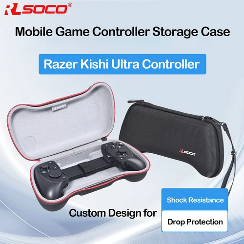 RLSOCO para Razer Kishi Ultra controlador de juego bolsa de almacenamiento anticaída bolsa sísmica antipresión almacenamiento accesorios para controlador de juego