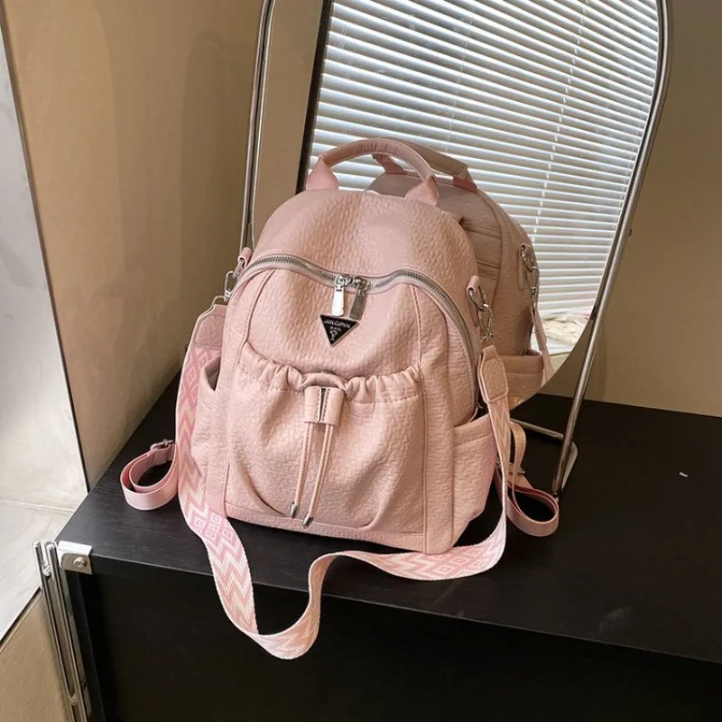 

Retro Print Crossbody Bag For Adults Distressed Denim Casual Charm Stylish For Weekend Brunches And Street Style Outings