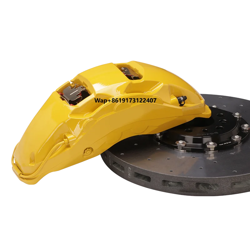 Modified Auto Brake Kit Carbon Ceramic Brake Disc 410mm Aluminum 10 Piston Brake Caliepers for  Defender
