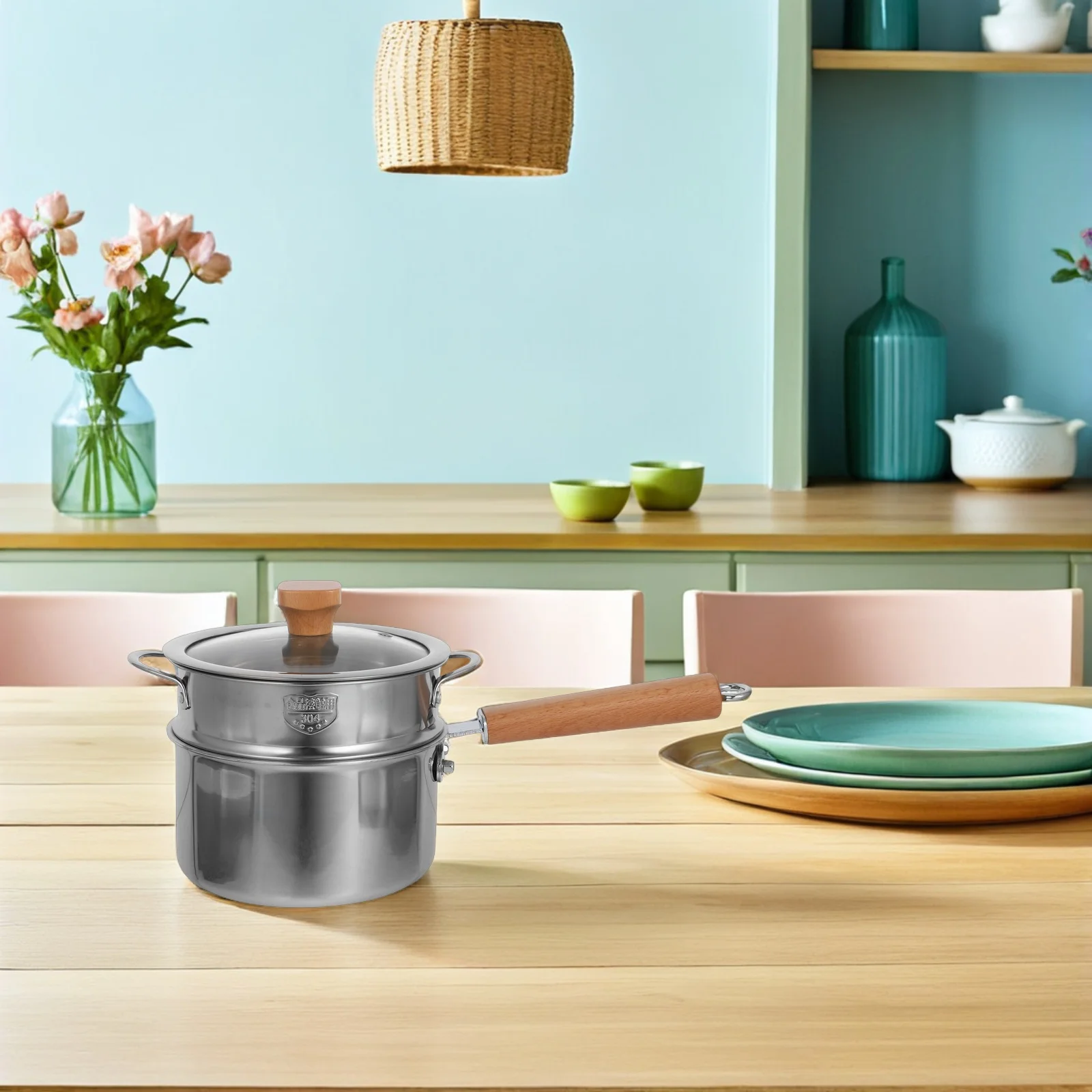 

Stainless Steel Small Milk Pan Saucepan Non-Stick Induction Cooking Pot Butter Warmer Milk Cream Pitcher Small Soup Pan