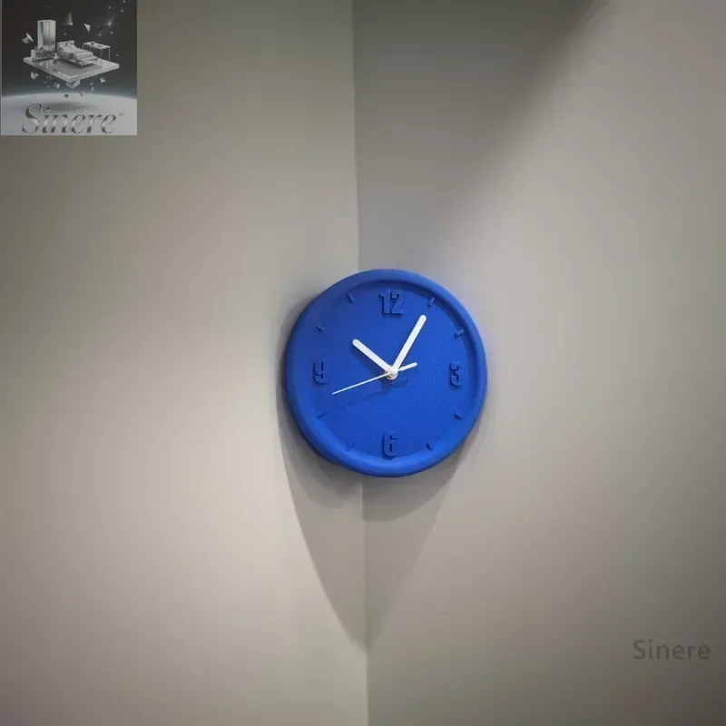 

Modern Corner Wall Clock Living Room Digital Clocks Mechanism Silent Bedroom DIY Watch Interior Ornaments Minimalist Decoration