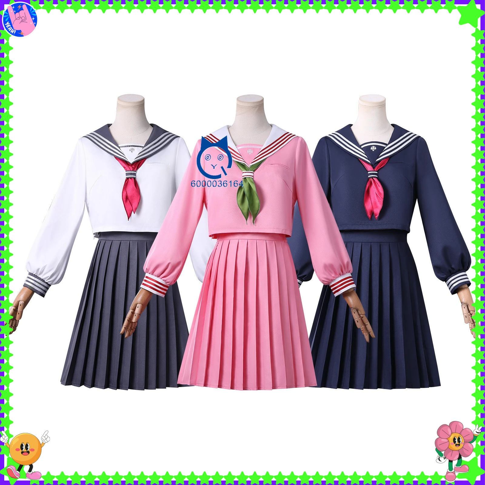 

New Game Cosplay Costume Anime Shimizu Hinako School Uniform JK Skirt Classic Roleplay Outfit Comic Con Halloween Party Suits