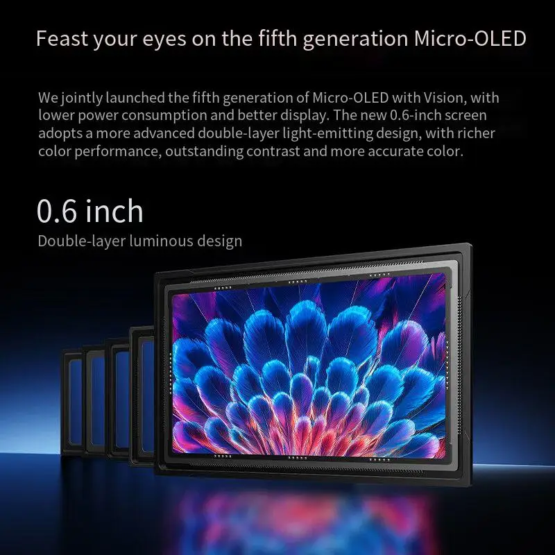 TCL Rayneo Air 3 Smart AR glasses HD Viewing Portable Screen 120Hz High Refresh Handheld Giant Screen VR Glasses