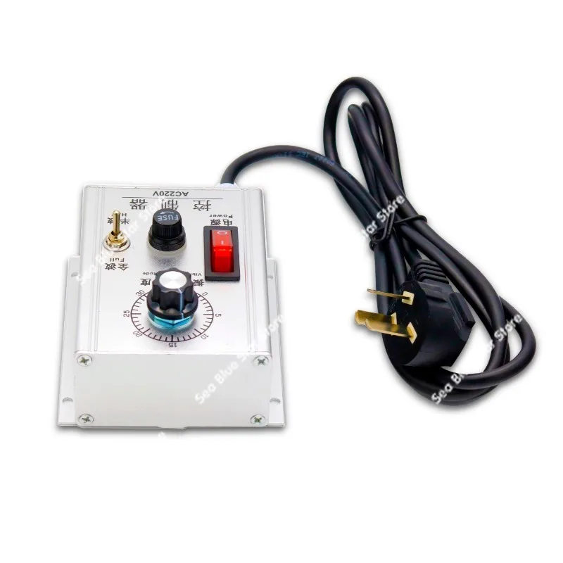 DYC-220AV aluminum shell silver-white knob pressure regulation vibration feed regulation governor controller WXC-220V