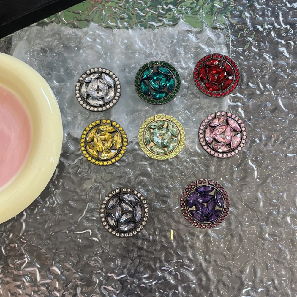 Luxury 3D Bing Diamond Phone Griptok Grip Tok Stand For iPhone Samsung Accessrioes Universal Holder Finger Ring Support Bracket #3