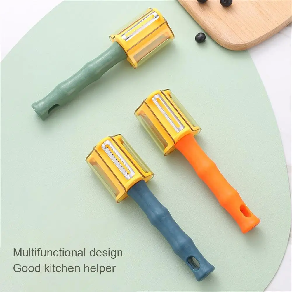 1/3/5PCS Three-in-one Skin Scraper Multi-functional Sturdy Stainless Steel Scraper Comfortable Grip Easy To Carry Fruit Knife